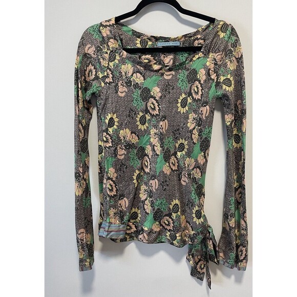 Johnny Was Floral Long Sleeve Blouse No Size No Material Tag See Measurements. - Picture 1 of 8